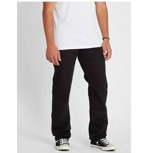 Volcom Jeans Men's Blackout Modern Straight Stretch Size 28 x 32 Solver NWT